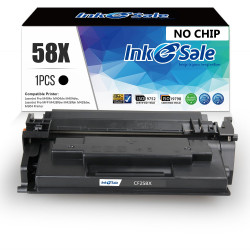 Compatible HP CF258X Black High Yield Toner Cartridge (WITHOUT CHIP)